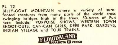 Floridaland - Postcard Back (newer photo)